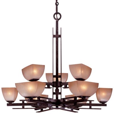 Lineage 2-Tier Chandelier by Minka-Lavery - Starlight Lighting USA and Canada